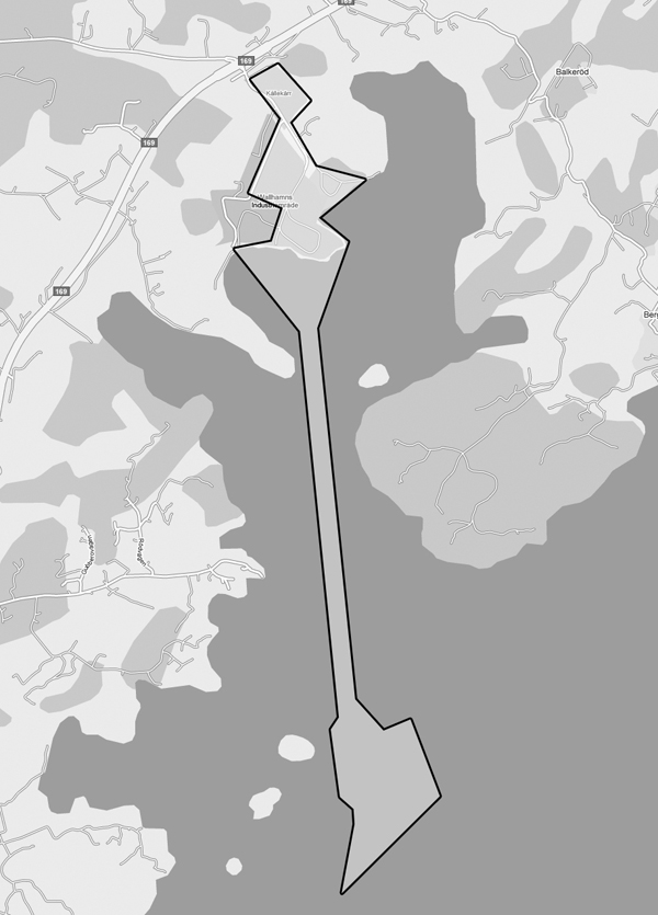 Karta hamnområde 